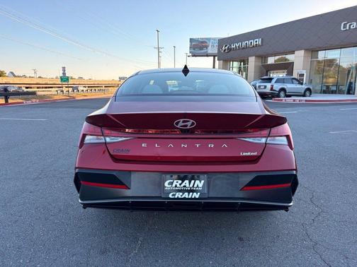 Red 2025 Hyundai ELANTRA Limited