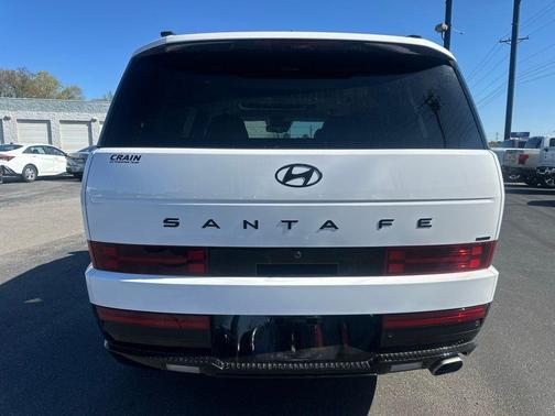 Serenity White 2025 Hyundai SANTA FE Calligraphy