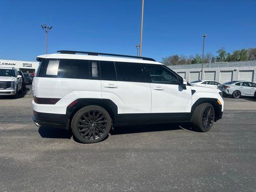 Serenity White 2025 Hyundai SANTA FE Calligraphy