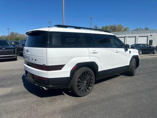 Serenity White 2025 Hyundai SANTA FE Calligraphy
