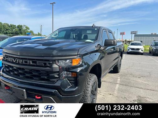 Black 2023 Chevrolet Silverado 1500 Custom Trail Boss