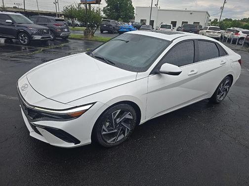Serenity White 2024 Hyundai ELANTRA HEV Limited