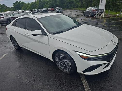 Serenity White 2024 Hyundai ELANTRA HEV Limited