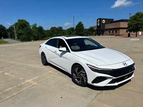 Serenity White 2024 Hyundai ELANTRA HEV Limited