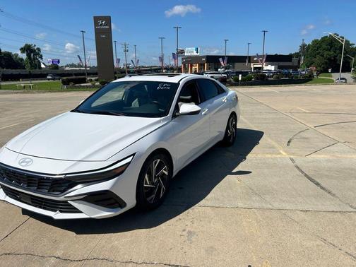 Serenity White 2024 Hyundai ELANTRA HEV Limited
