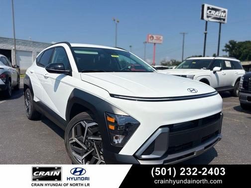 Atlas White 2026 Hyundai KONA SEL Premium