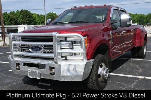 Red 2019 Ford F-350 Platinum