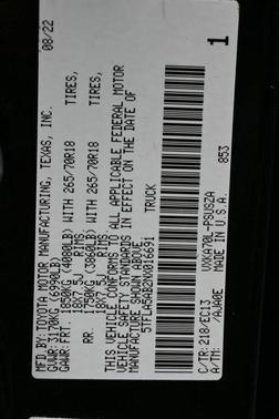 2022 Toyota Tundra SR5