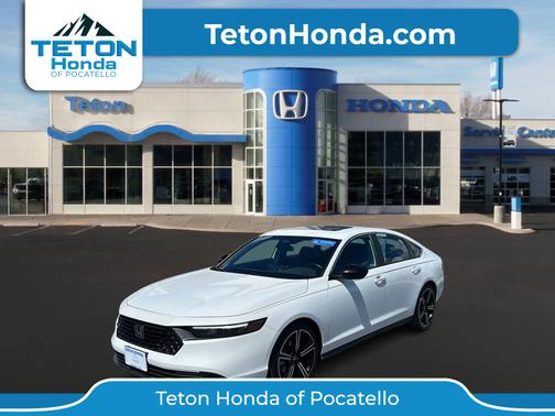 Platinum White Pearl 2024 Honda Accord Hybrid