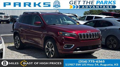 Velvet Red Pearlcoat 2019 Jeep Cherokee Overland