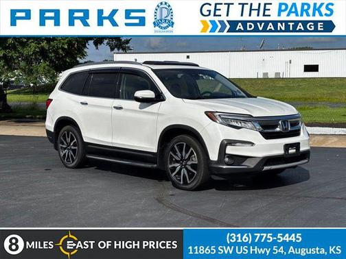 Platinum White Pearl 2021 Honda Pilot Touring 8-Passenger