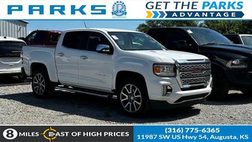 Summit White 2021 GMC Canyon Denali
