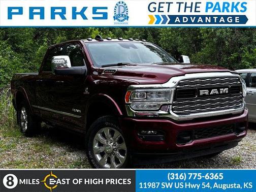 Delmonico Red Pearlcoat 2023 RAM 2500 Limited Crew Cab 4x4 6'4' Box