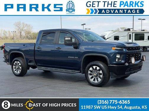 Northsky Blue Metallic 2022 Chevrolet Silverado 2500 Custom