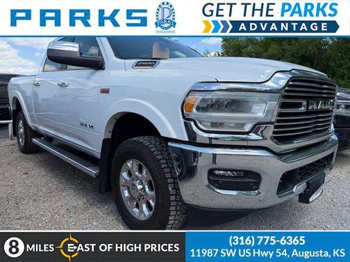 Bright White Clearcoat 2020 RAM 2500 Laramie Crew Cab 4x4 6'4' Box