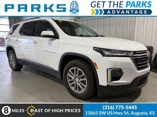 Summit White 2023 Chevrolet Traverse LT Leather