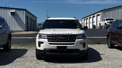 WHITE PLATINUM MET TRI-COAT 2018 Ford Explorer XLT