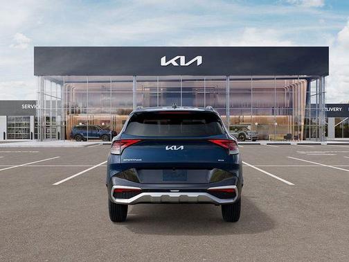 Blue 2025 Kia Sportage Hybrid SX-Prestige