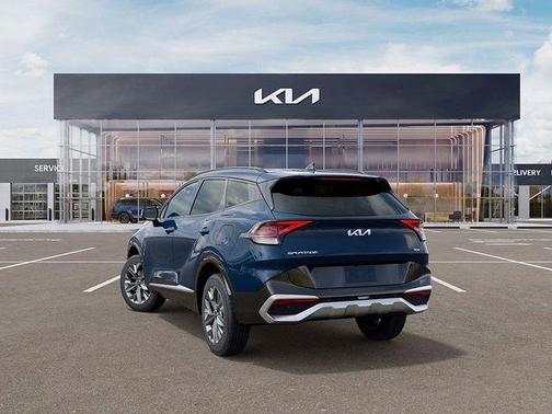 Blue 2025 Kia Sportage Hybrid SX-Prestige