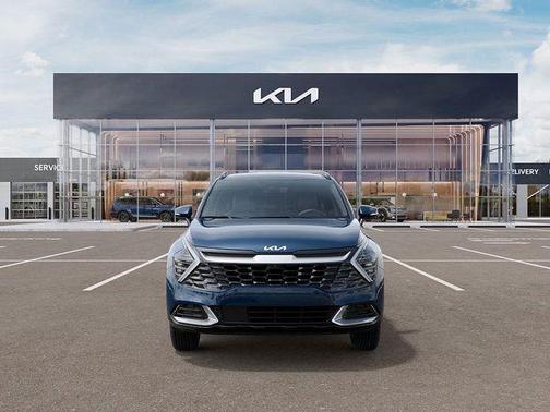 Blue 2025 Kia Sportage Hybrid SX-Prestige