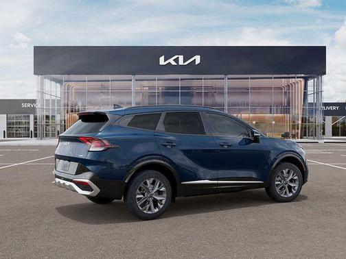 Blue 2025 Kia Sportage Hybrid SX-Prestige