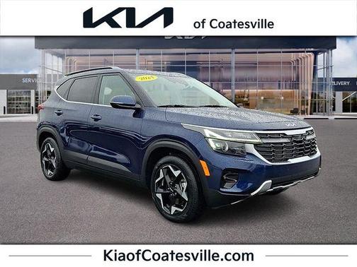 Dark Ocean Blue 2024 Kia Seltos EX