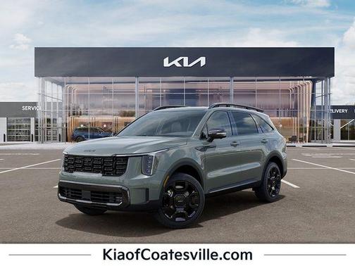 Green 2026 Kia Sorento Hybrid X-LINE SX PRESTIGE