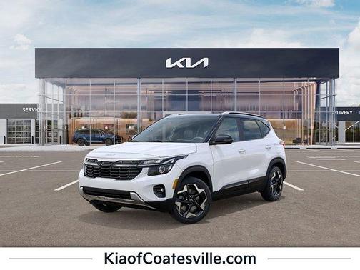 Clear White / Black Roof 2026 Kia Seltos S