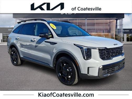 Wolf Gray 2025 Kia Sorento SX Prestige