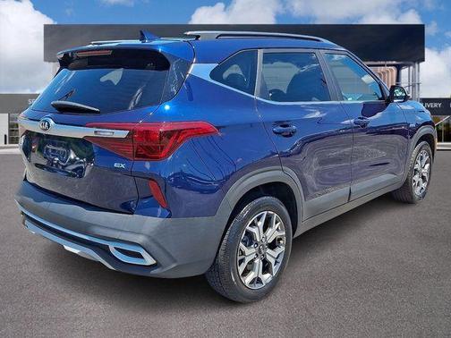 Dark Ocean Blue 2021 Kia Seltos EX