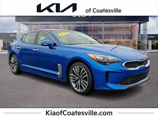 Blue 2018 Kia Stinger Premium