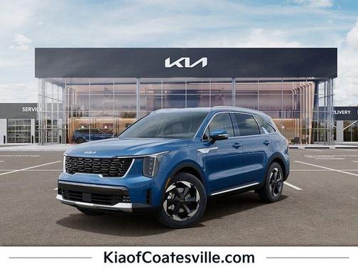 Mineral Blue 2026 Kia Sorento Plug-In Hybrid EX