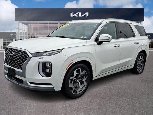 Hyper White 2021 Hyundai PALISADE Calligraphy