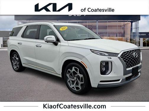 Hyper White 2021 Hyundai PALISADE Calligraphy