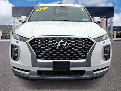 Hyper White 2021 Hyundai PALISADE Calligraphy
