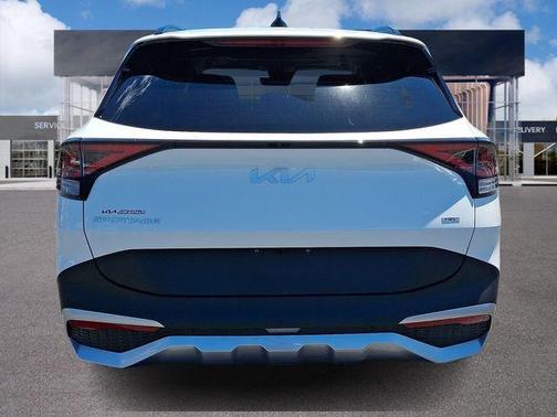 Snow White Pearl 2025 Kia Sportage Hybrid EX