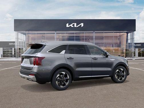 Steel Gray 2026 Kia Sorento Hybrid EX