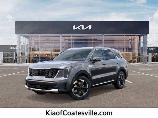 Steel Gray 2026 Kia Sorento Hybrid EX
