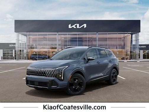 Heritage Blue 2026 Kia Sportage Hybrid X-Line
