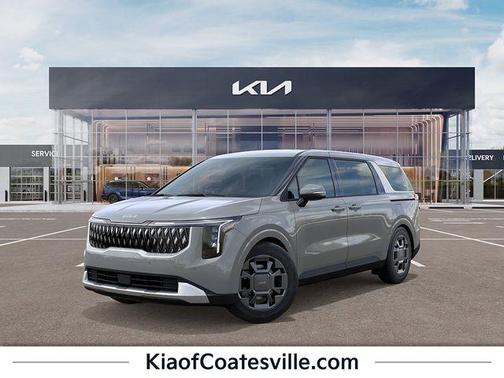 Ceramic Silver 2026 Kia Carnival Hybrid EX