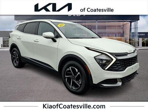 Snow White Pearl 2023 Kia Sportage Hybrid LX