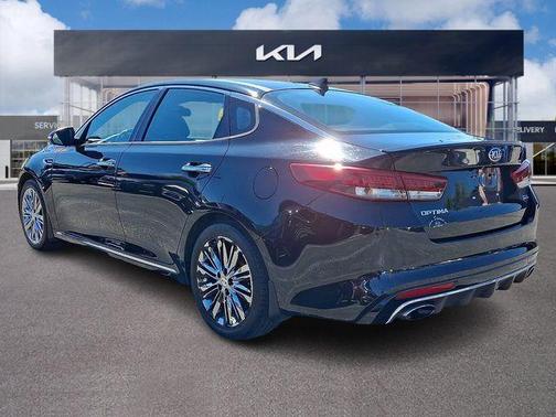 Ebony Black 2017 Kia Optima SXL Turbo