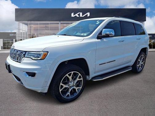 Bright White Clearcoat 2019 Jeep Grand Cherokee Overland