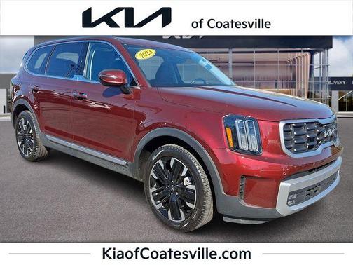 Red 2023 Kia Telluride SX