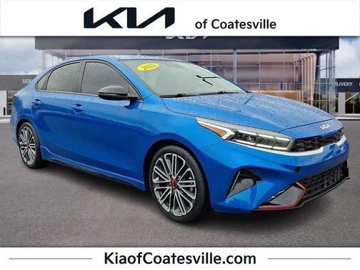 Blue 2022 Kia Forte GT