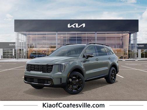 Green 2026 Kia Sorento Hybrid X-LINE SX PRESTIGE