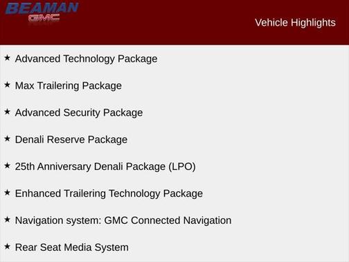 2025 GMC Yukon XL Denali
