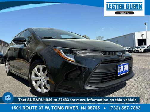 Midnight Black Metallic 2024 Toyota Corolla LE