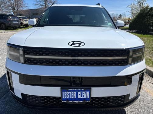 Serenity White 2025 Hyundai SANTA FE HEV Calligraphy