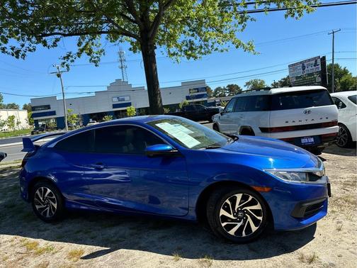 Aegean Blue Metallic 2018 Honda Civic LX-P
